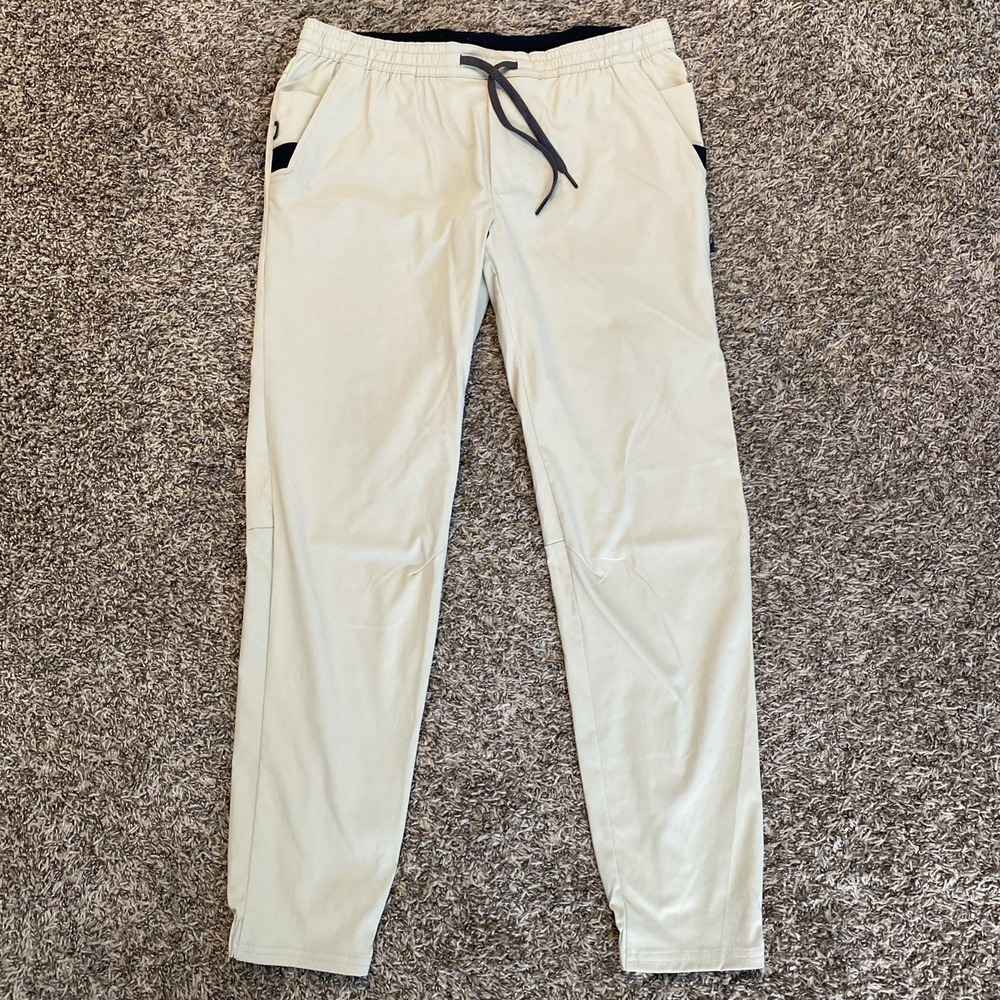 686 Everywhere Jogger Pants Mens Large Sand Technical Stretch Gorpcore Utility